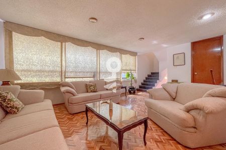 Sala - Comedor de apartamento para alugar com 1 quarto, 50m² em Hacienda de Echegaray, Naucalpan de Juárez