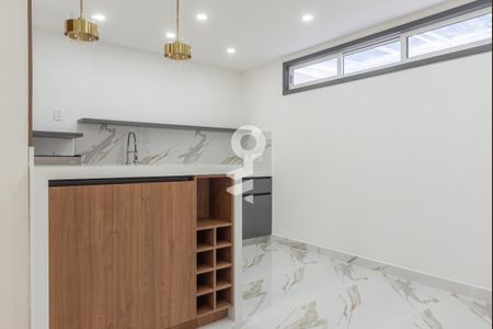 Cocina de apartamento para alugar com 1 quarto, 40m² em Ampliación Candelaria, Ciudad de México