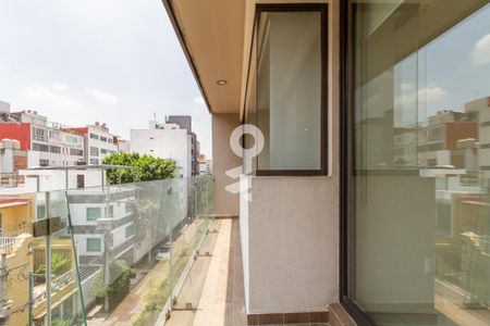 Balcón  de apartamento para alugar com 2 quartos, 99m² em Nápoles, Ciudad de México