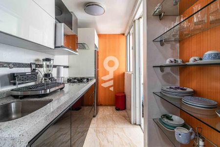 Cocina de apartamento para alugar com 2 quartos, 77m² em Escandón I Sección, Ciudad de México