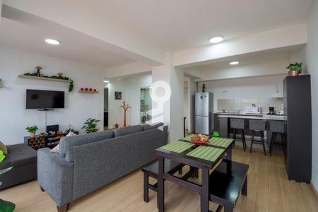 Sala - Comedor de apartamento para alugar com 2 quartos, 83m² em Argentina Poniente, Ciudad de México
