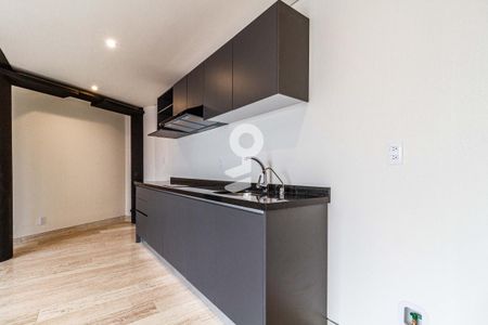 Cocina de apartamento para alugar com 1 quarto, 52m² em Verónica Anzúres, Ciudad de México