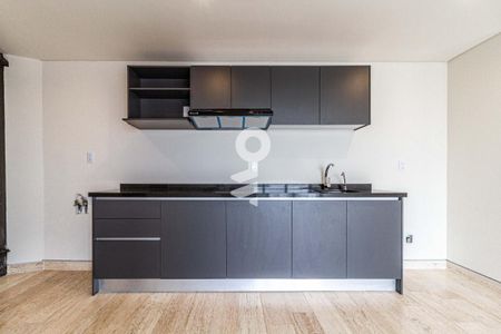 Cocina de apartamento para alugar com 1 quarto, 52m² em Verónica Anzúres, Ciudad de México