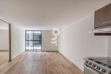 Sala comedor de apartamento para alugar com 1 quarto, 48m² em Tránsito, Ciudad de México