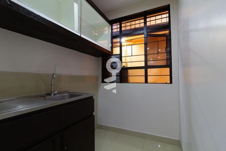 Cocina de apartamento para alugar com 1 quarto, 39m² em San Fernando, Naucalpan de Juárez