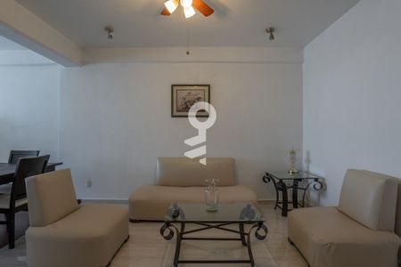 Sala - Comedor de apartamento para alugar com 3 quartos, 90m² em Adolfo Ruíz Cortínez, Ciudad de México