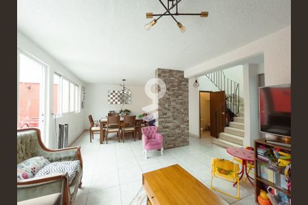Sala - Comedor de casa para alugar com 3 quartos, 120m² em Jardín Balbuena, Ciudad de México