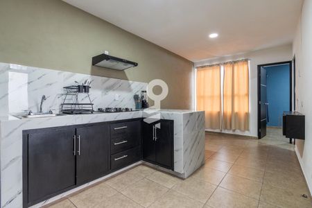Cocina de apartamento para alugar com 2 quartos, 50m² em Ex-hacienda Coapa, Ciudad de México